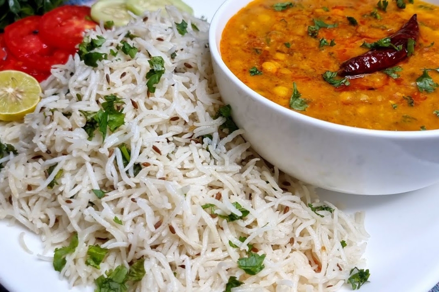 Dal Chawal (Fry)